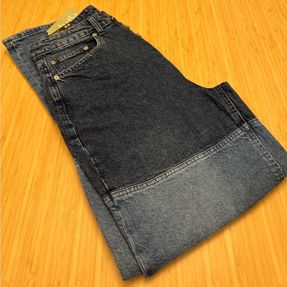 Divided Women's High Rise Patchwork Jeans Sz 8 NWT - Picture 11 of 11